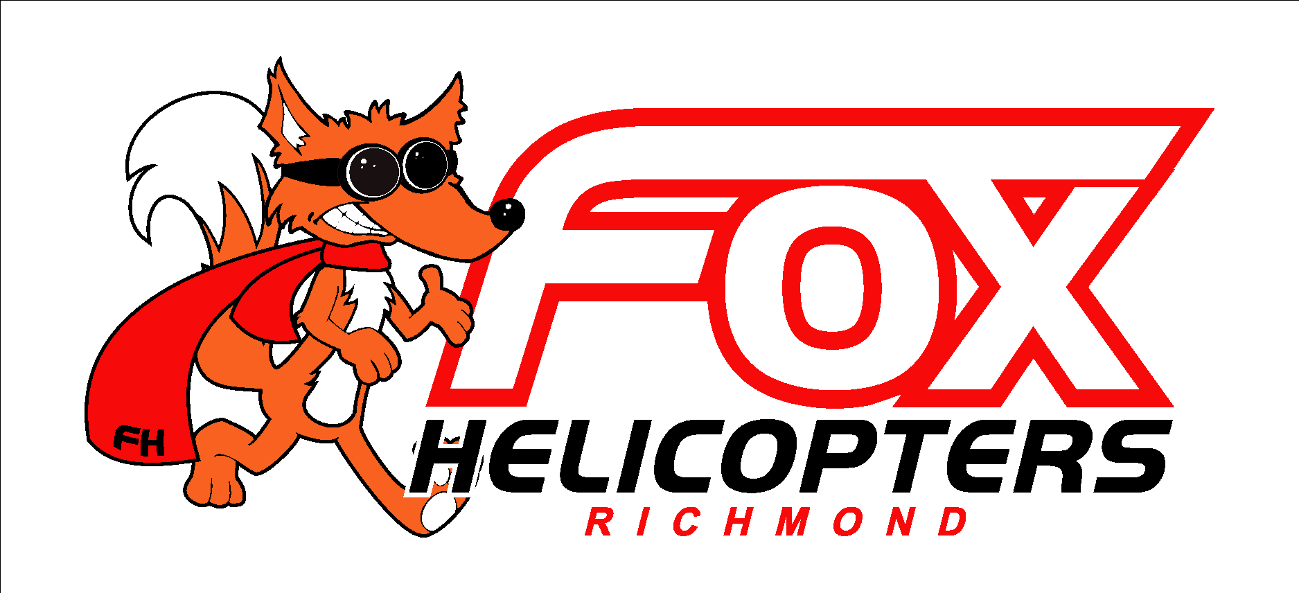 Fox Helicopters Richmond Logo Vector Logo